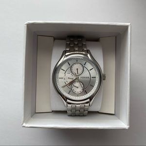NEW Fossil Ladies Daydreamer Watch w/ Crystals Silver